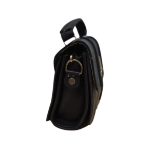 Pochette femme élégante motif luxe avec poignée