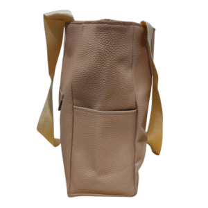 Sac à main femme marron avec anses longues – style cabas