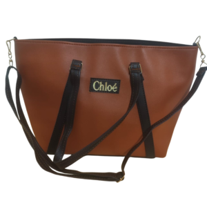 Sac cabas femme bicolore avec bandoulière – Style élégant