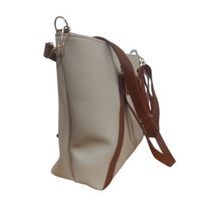 Sac cabas femme bicolore avec bandoulière – Style élégant