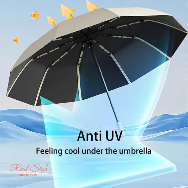 parapluie de tempête pliable Real Star S3012B – Image 4