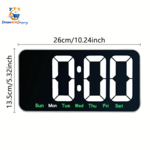 Horloge Digitale LED Murale & Bureau – DS3826L