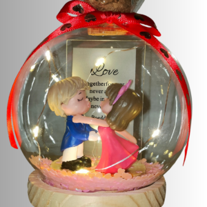 lampe décorative romantique en verre