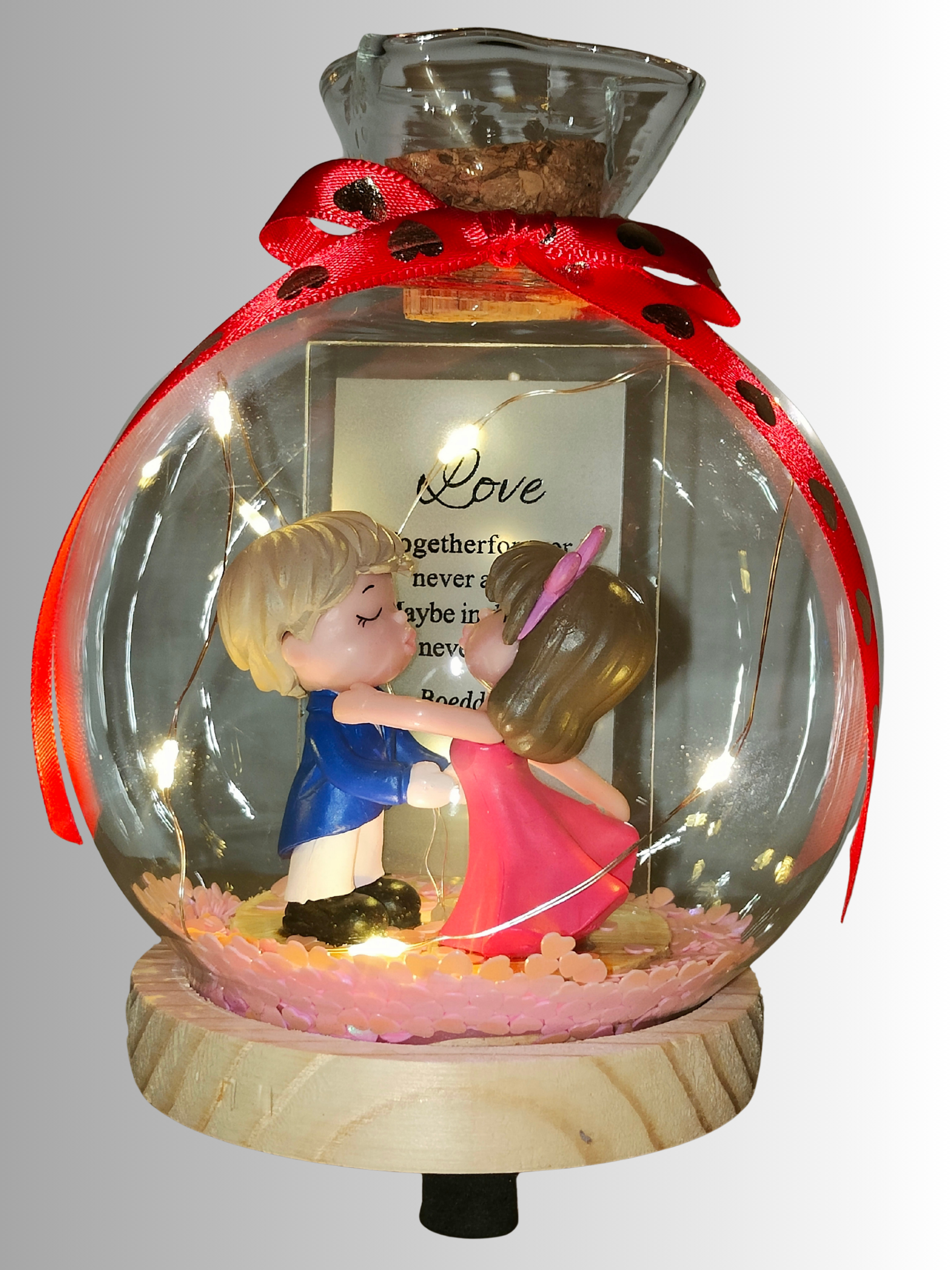 lampe décorative romantique en verre – Image 2