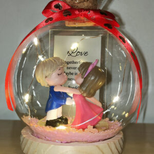 lampe décorative romantique en verre