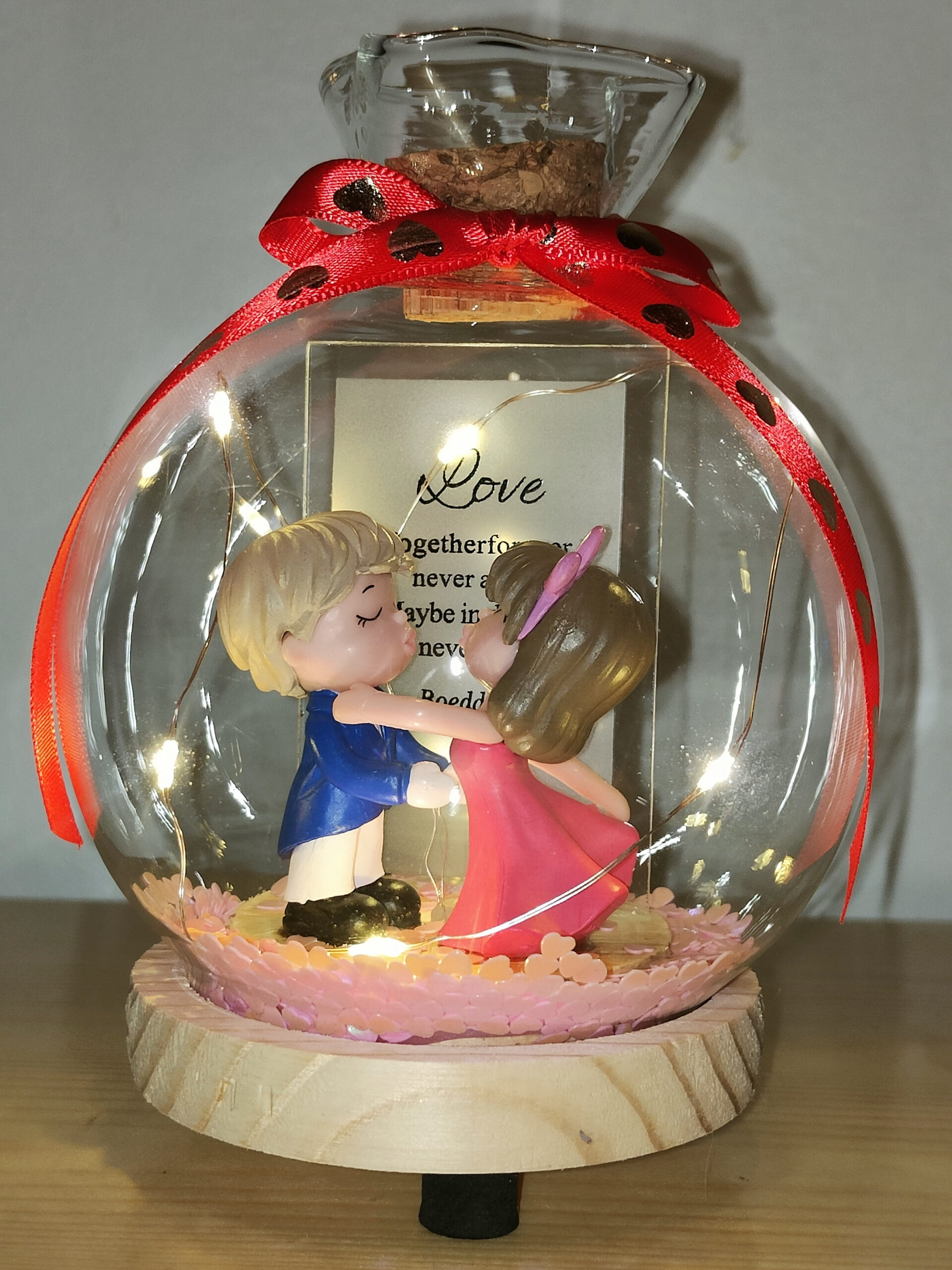 lampe décorative romantique en verre – Image 3