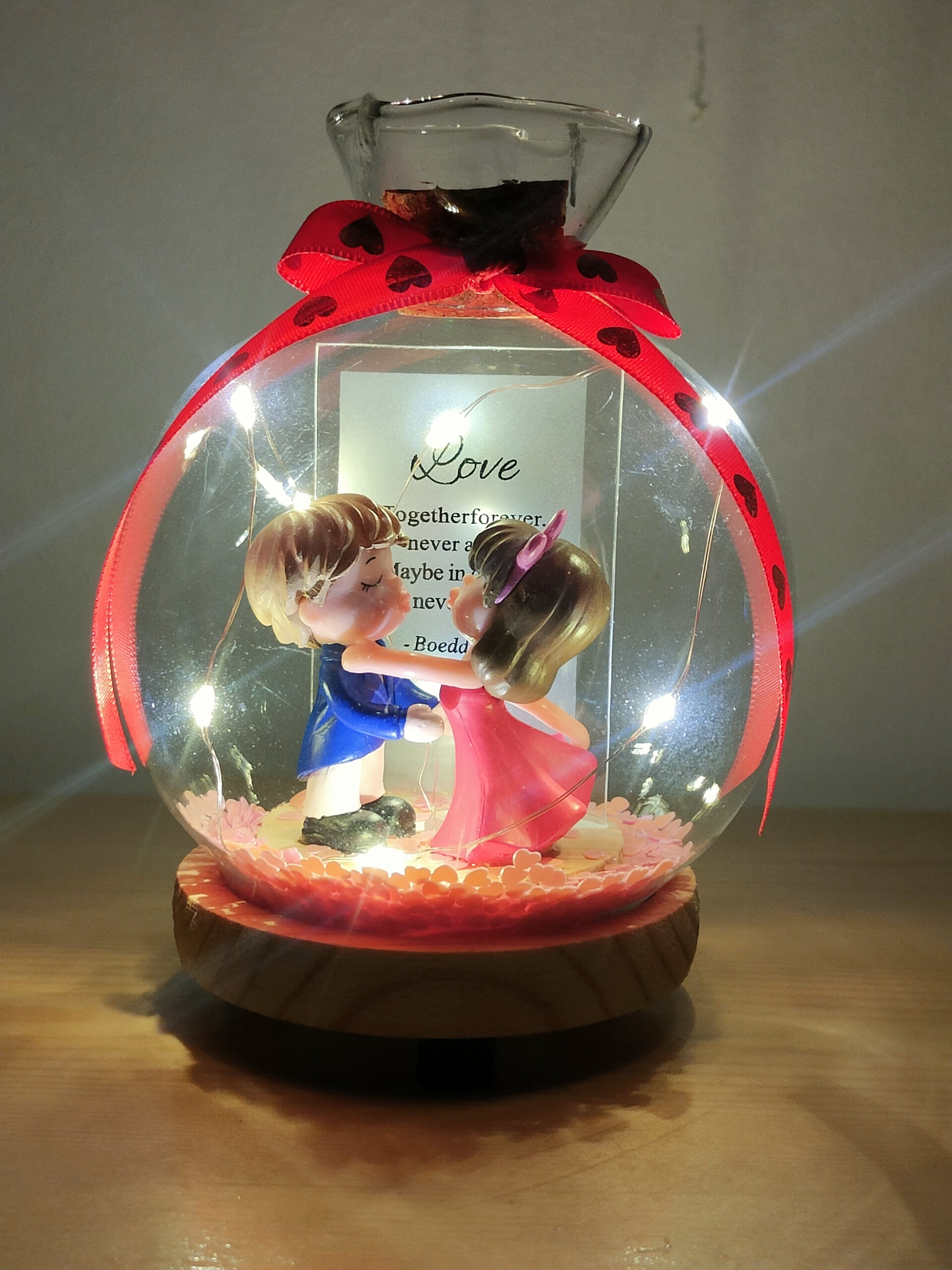 lampe décorative romantique en verre – Image 4